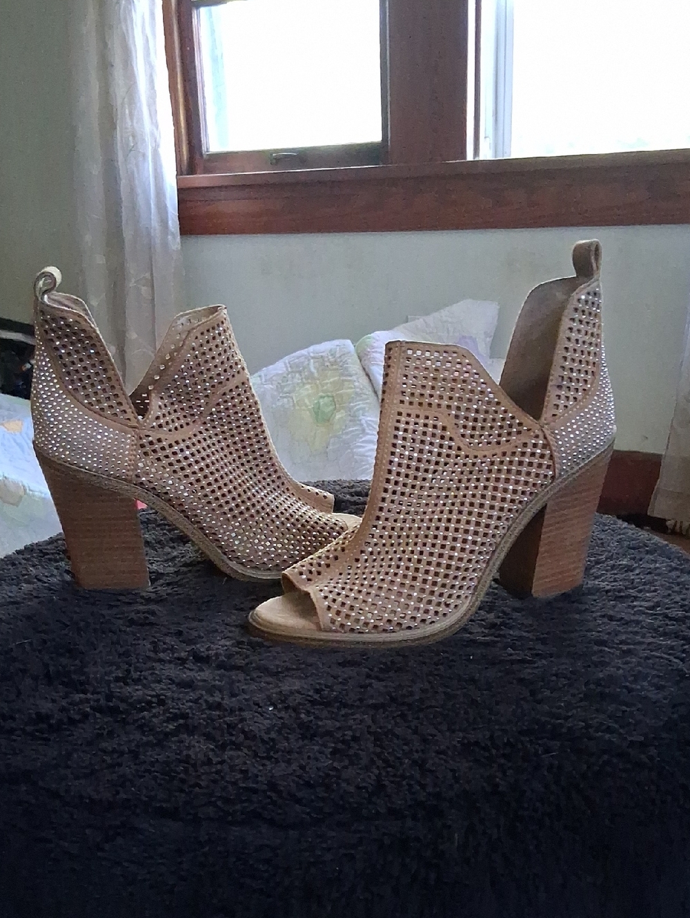 Vince Camuto Leather Boot Sandal